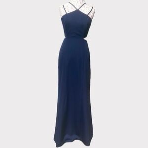 Laundry by Shelli Segal Navy Blue Gown